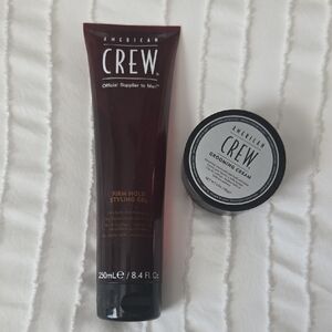 American Crew Firm Hold Styling Gel and Grooming Cream - Black